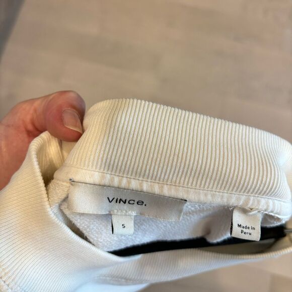 EUC Vince Puff Sleeve Raglan Pullover Cropped Sweatshirt - Picture 6 of 6